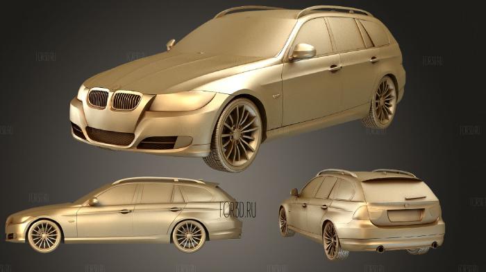 BMW 3 series touring 2011 stl model for CNC