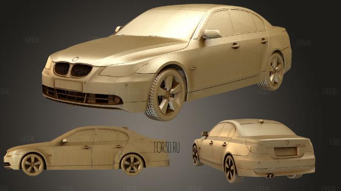 BMW 5 Series E60 2010 HIGHPOLY stl model for CNC