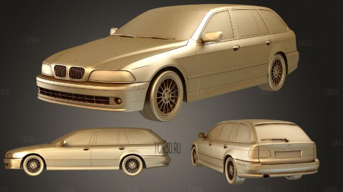 BMW 5 series touring 1999 stl model for CNC