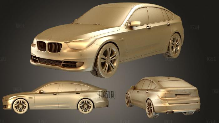 BMW 5 series Gran Turismo f07 stl model for CNC