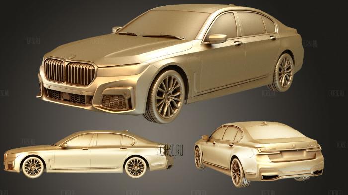 BMW 7 Series Le 2020 3d stl модель для ЧПУ