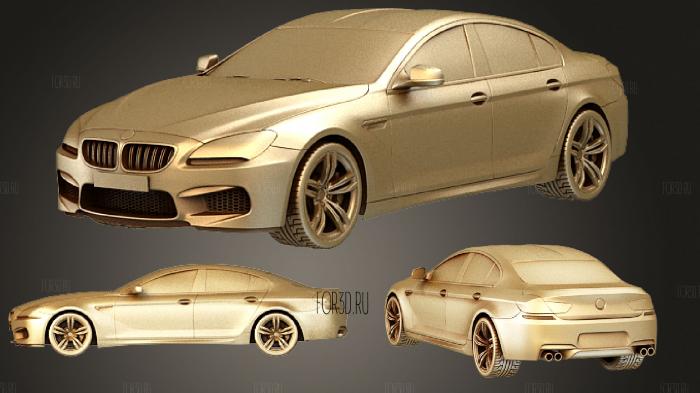 BMW M6 Gran Coupe 2014 комплект 3d stl модель для ЧПУ