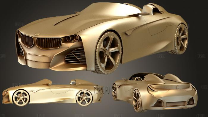 BMW Vision Connected Drive Concept stl model for CNC