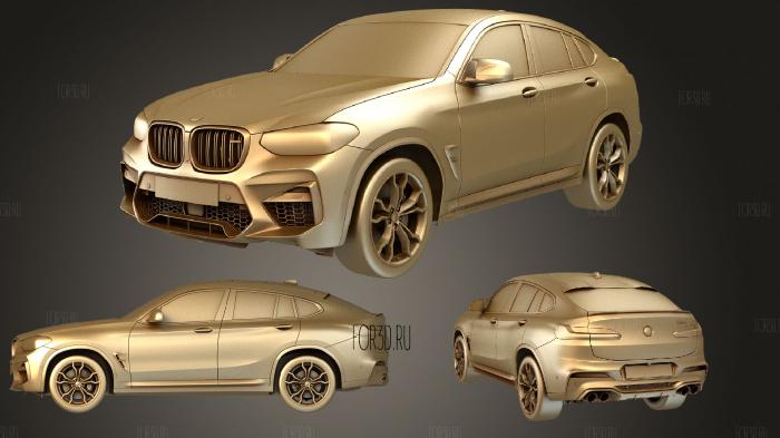 BMW X4M Competition 2020 stl model for CNC