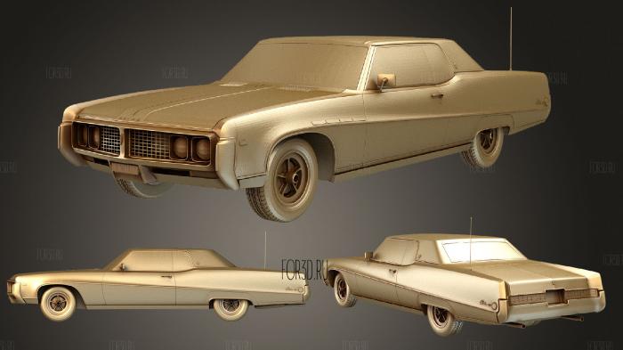 Buick Electra (Mk3) 225 Custom Sport Coupe 1969 stl model for CNC