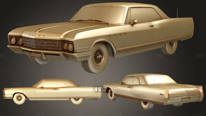 Buick Electra 225 Sport Coupe 1966 stl model for CNC