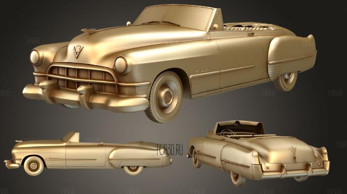 Cadillac 62 (6267) convertible 1949 stl model for CNC