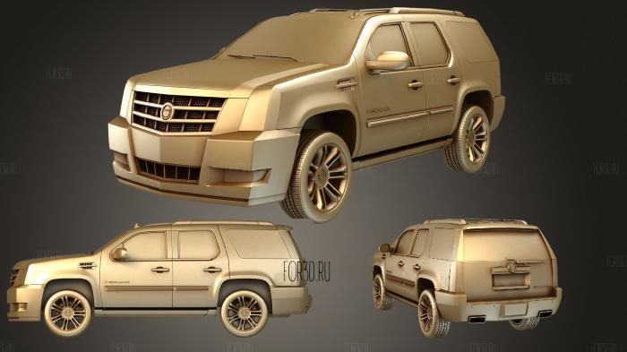 Cadillac Escalade 2013 stl model for CNC