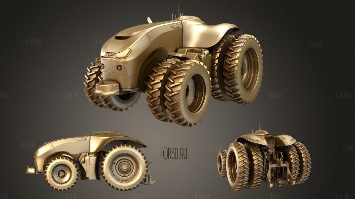 CaseAutonomousTractor (2) stl model for CNC