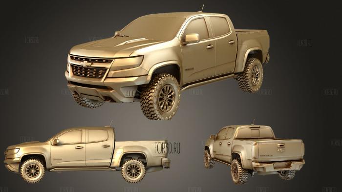 Chevrolet colorado ZR2 2017 stl model for CNC