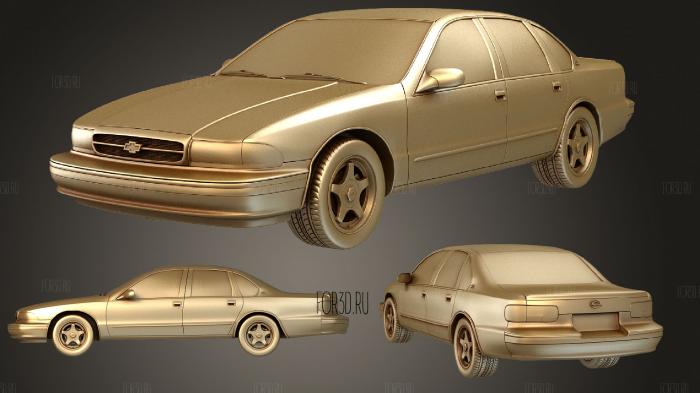 Chevrolet Impala (Mk7) SS 1995 stl model for CNC