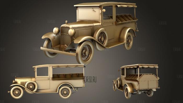 Chevrolet Independence (AE) Canopy Express 1931 stl model for CNC