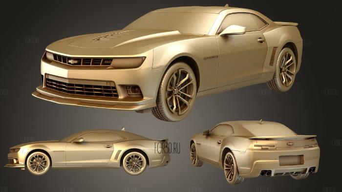 Chevrolet Camaro 1LE 3d stl модель для ЧПУ