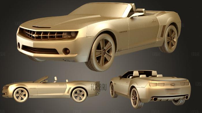 Концепт кабриолета chevrolet camaro