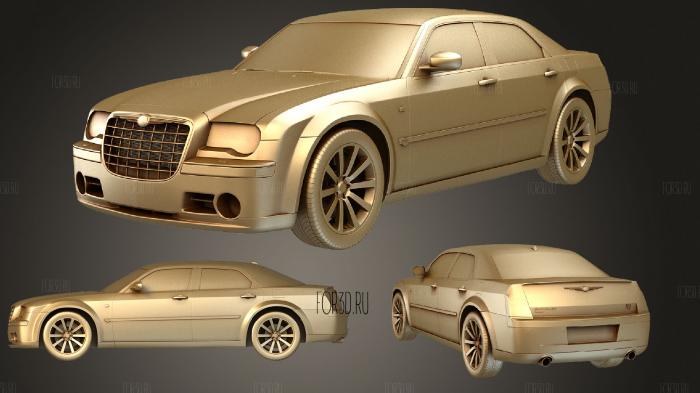 Chrysler 300C седан 2009 3d stl модель для ЧПУ