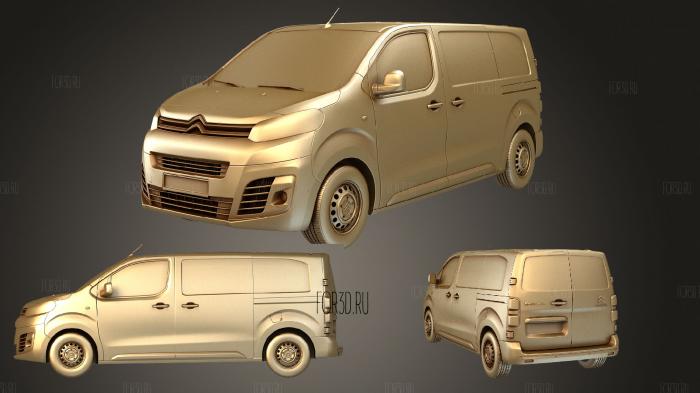 Citroen Dispatch M UK spec Enterprise 2020 3d stl модель для ЧПУ