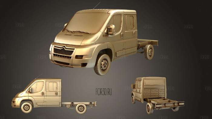 Citroen Jemper Relay Crew C 3450WB 2014 3d stl модель для ЧПУ