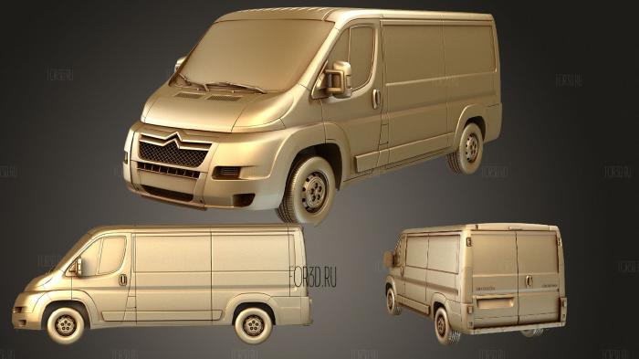 Citroen jumper 250 l2h1 2006 2014 3d stl модель для ЧПУ