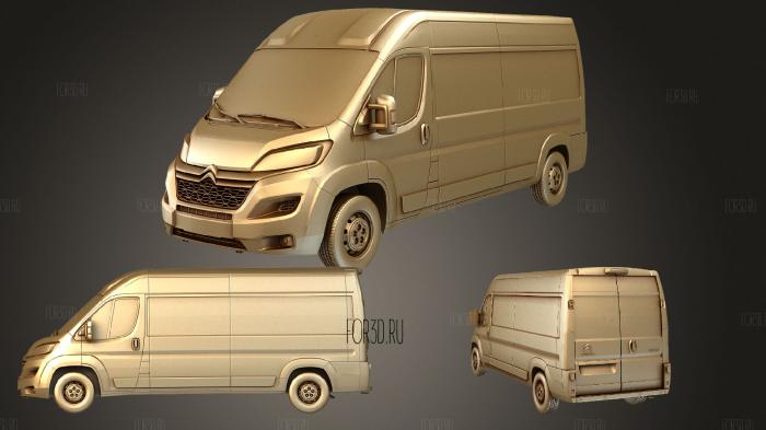 Citroen Relay L3H2 Enterprise UK spec 2020 3d stl модель для ЧПУ