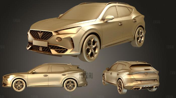 Cupra formentor 2021 stl model for CNC