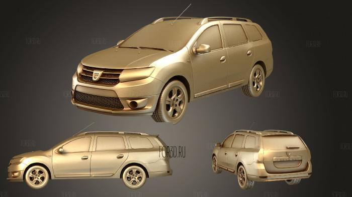 Dacia logan mcv fiskal 2016 3d stl модель для ЧПУ