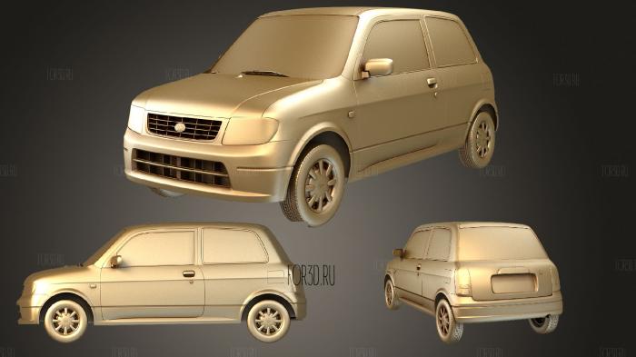 Daihatsu Mira (Mk5) (L700) 3door 1998 3d stl модель для ЧПУ