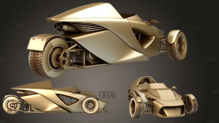 Darkside 3 Wheeler Design