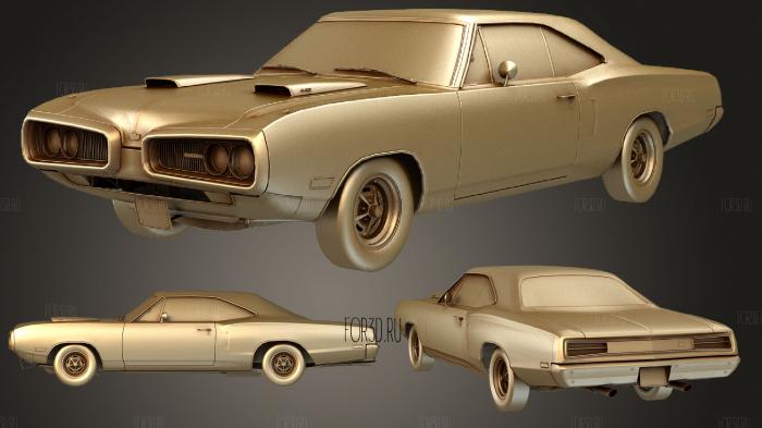 Dodge Coronet Super Bee 1970 stl model for CNC