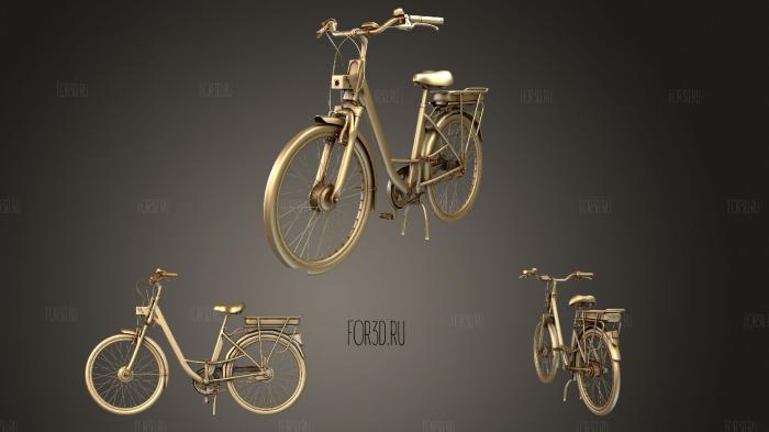 Electric City Bicycle stl model for CNC