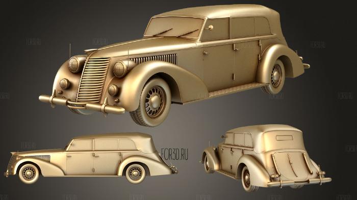 Fiat 2800 Torpedo 1939 3d stl модель для ЧПУ