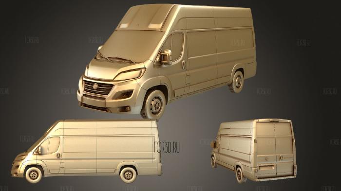 Fiat Ducato Van L4H3 2017 stl model for CNC