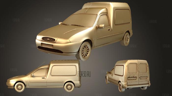 Ford Courier Van 1999 stl model for CNC