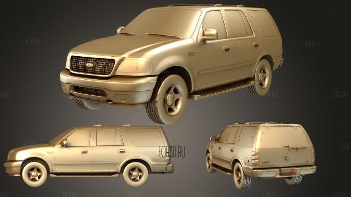 Ford Expedition (Mk1) (UN93) 1998 3d stl модель для ЧПУ