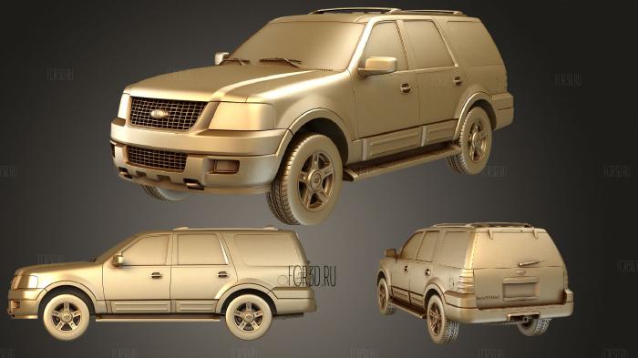 Ford Expedition (Mk2) 2003 stl model for CNC