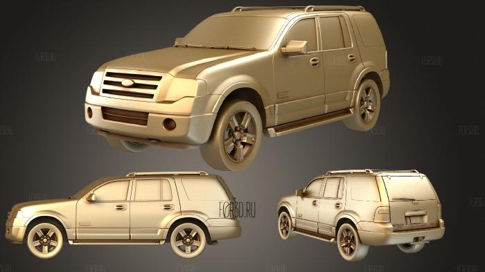 Ford expedition 2007 stl model for CNC