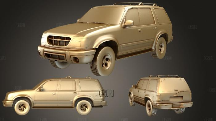 Ford Explorer (Mk2) 1994 3d stl модель для ЧПУ