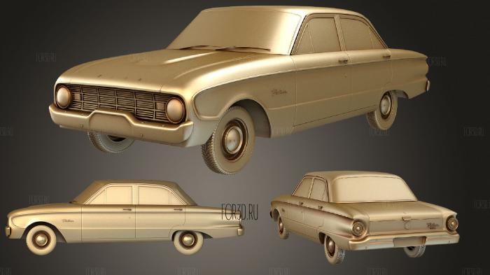 Ford Falcon (AU) (Mk1) (XK) 1960 stl model for CNC
