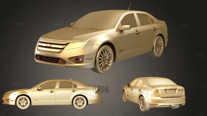 Ford Fusion hybrid 2010 v02 3d stl модель для ЧПУ