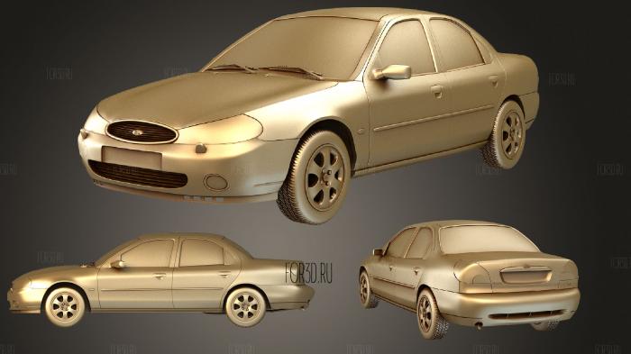 Ford Mondeo (Mk1f) седан 1996 3d stl модель для ЧПУ