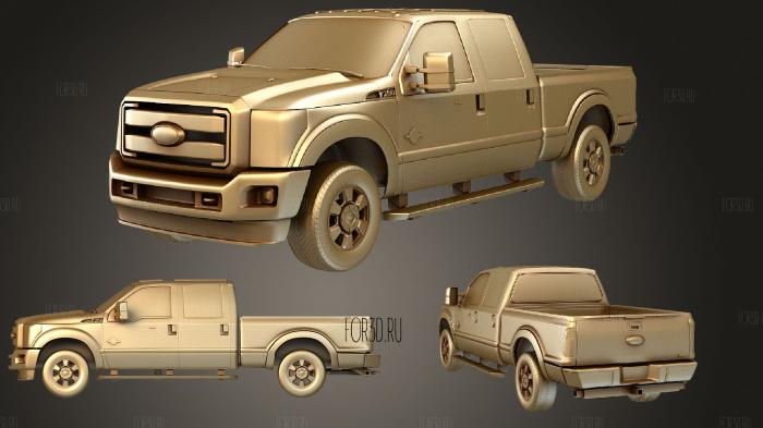 Ford Super Duty CrewCab 2011 stl model for CNC