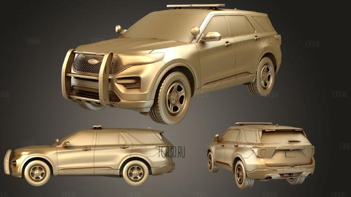 FordExplorerInterceptor2020 stl model for CNC