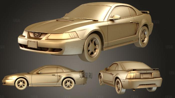 Ford Mustang V6 Новый Край 3d stl модель для ЧПУ