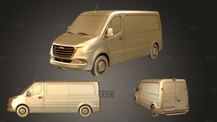 Панельный фургон Freightliner Sprinter L2H1 FWD 2019 3d stl модель для ЧПУ