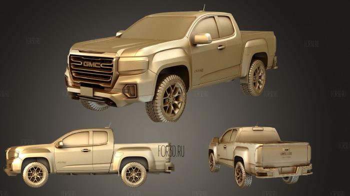 GMC Canyon 2021 Короткометражный 3D