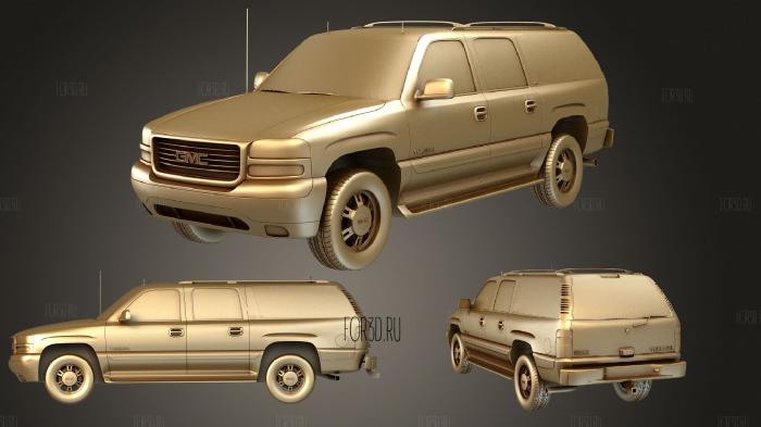 GMC Yukon (Mk2) (GMT830) XL 2000 stl model for CNC