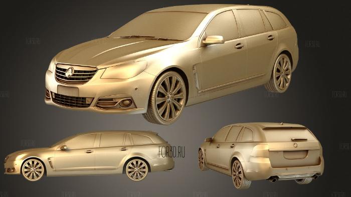 Holden Commodore Calais V VF sportwagon 2013 stl model for CNC