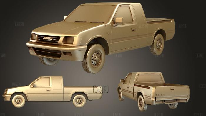 Holden Rodeo SpaceCab 1997 stl model for CNC