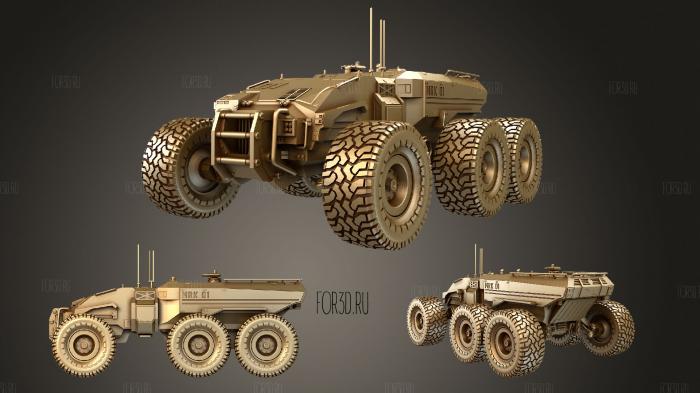 Homeworld Baserunner stl model for CNC