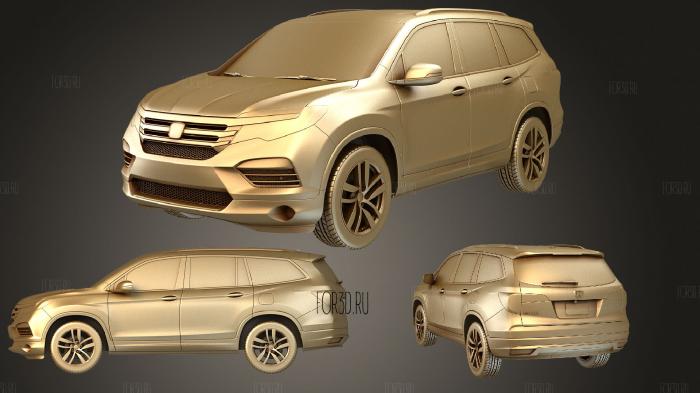 Honda Pilot 2016 set 3d stl модель для ЧПУ