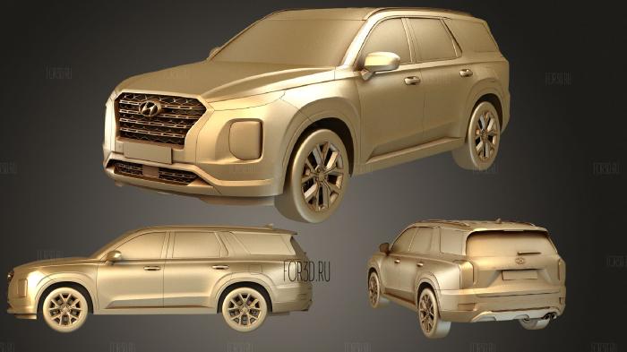Hyundai Palisade 2020 stl model for CNC